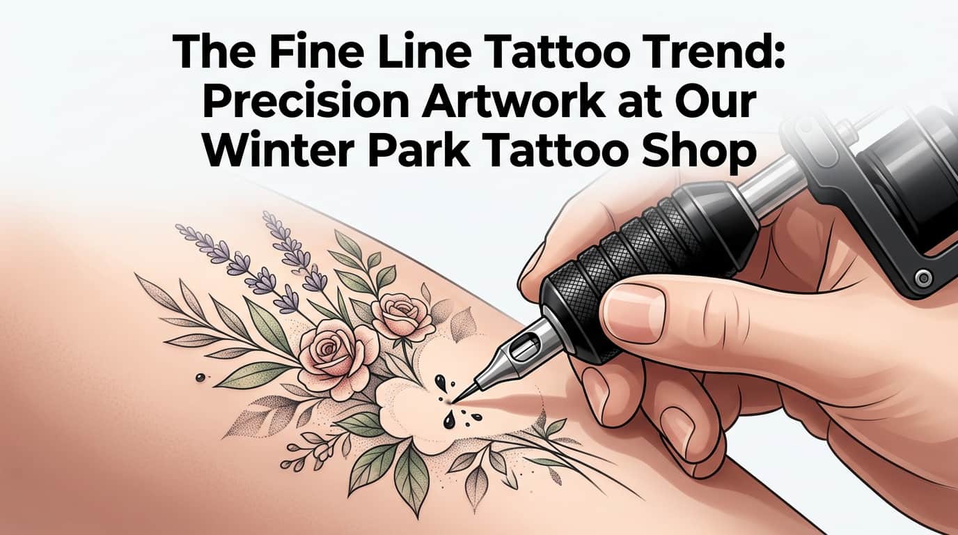 Fine Line Tattoos: Precision Art at Our Winter Park Shop