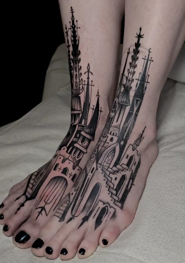 Blackwork Tattoo by Tim Lease