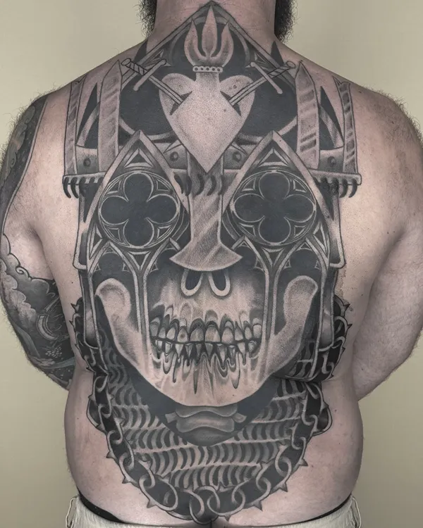 Blackwork Tattoo by Tim Lease