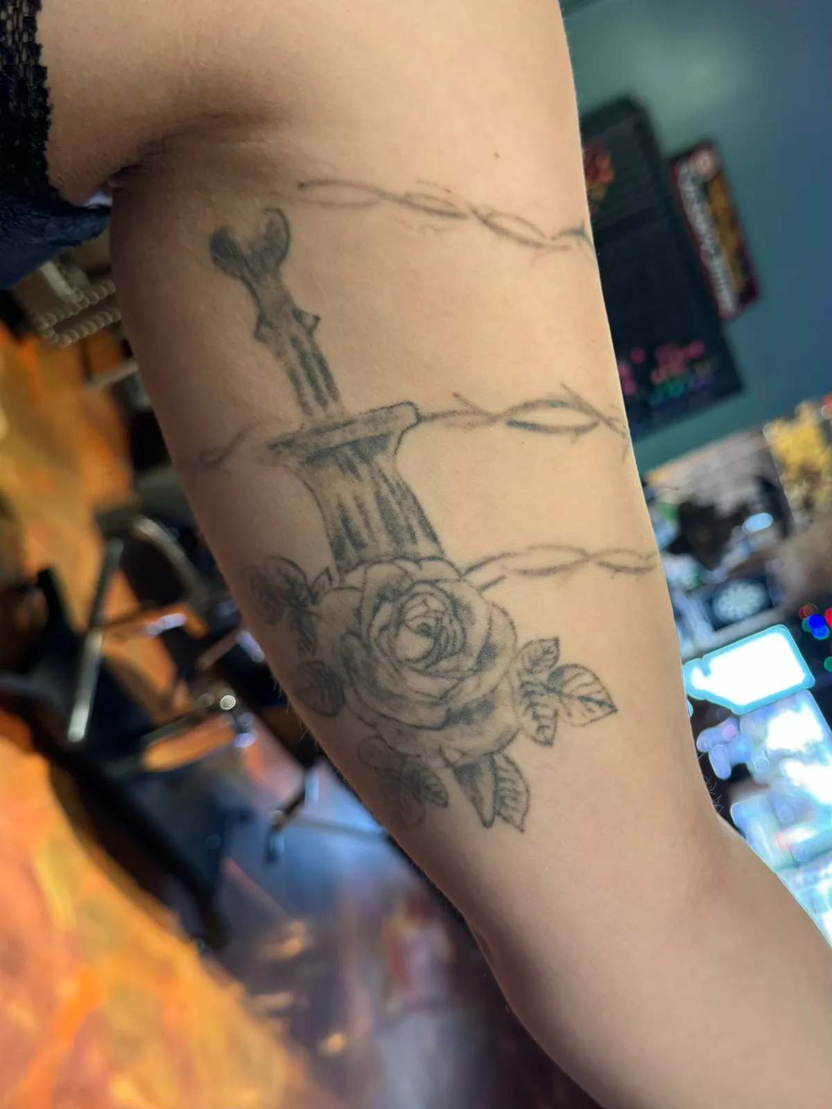 Cover-up Tattoo by Tim Lease