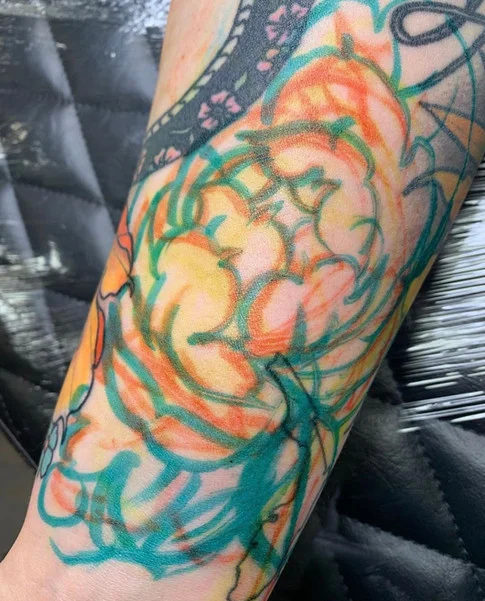 Cover-up Tattoo by Tim Lease