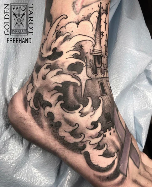 Cover-up Tattoo by Tim Lease