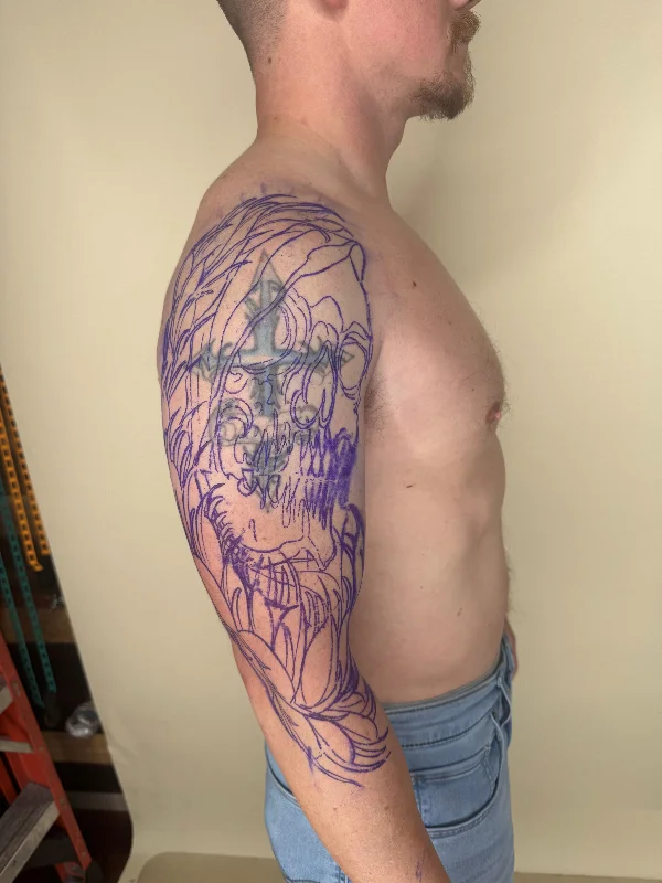 Cover-up Tattoo by Tim Lease