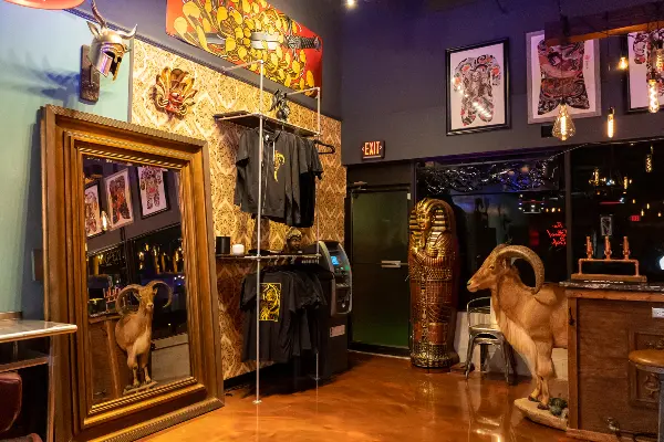 Golden Tarot Ink Club - Shop Interior