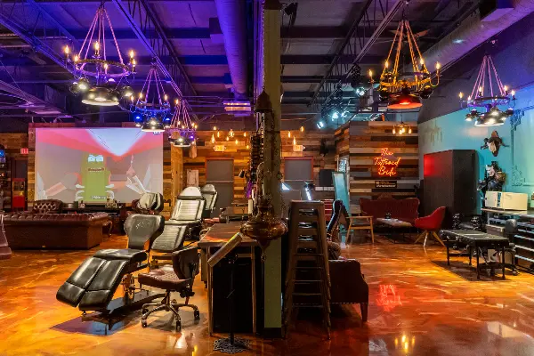 Golden Tarot Ink Club - Shop Interior
