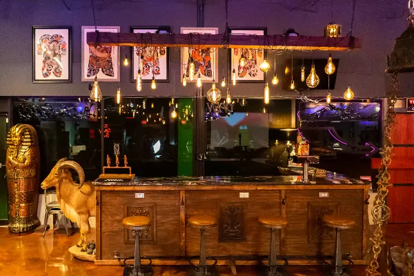 Golden Tarot Ink Club - Shop Interior